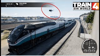 Explosions and action while driving 'EMD F125' what happened ?! 'Full scene'  | Train Sim World 4 |