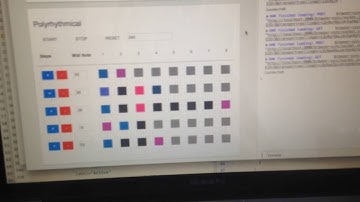 Javascript polyrhythmic sequencer POC