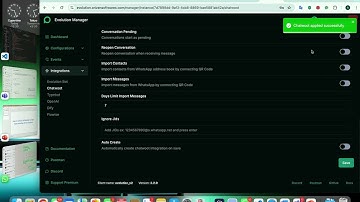 how to connect whatsapp number from evolution api to chatwoot (unofficial api)