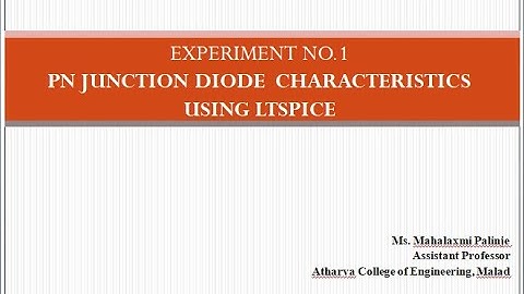VI CHARACTERISTICS OF PN JUNCTION DIODE_EDC_EXP 1