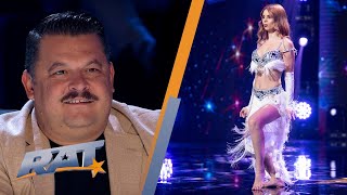 Constantin Bianca l-a cucerit pe Bobonete cu numărul ei de belly dance | Românii Au Talent S14