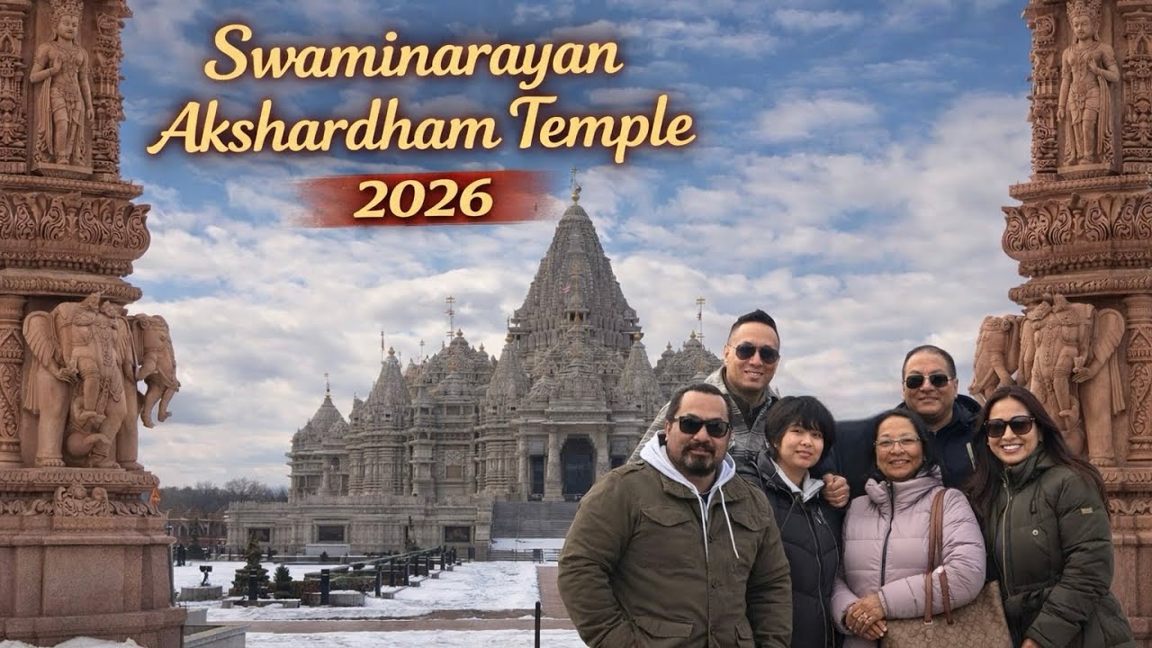 One Day at BAPS Swaminarayan Akshardham - Travel Vlog 2026!!