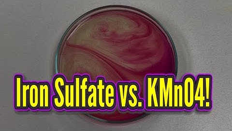 Redox of KMnO4 & Iron Sulfate in RamZland!⚗️ #STEM  #RamZland #Redox #Chemistry