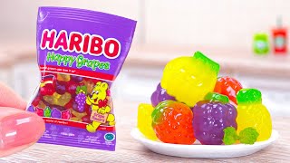 Yummy Miniature Colorful Jelly Making From Fruit 🍓🥭🍇🥝 Sweet Miniature Rainbow Fruit Jelly Making