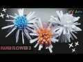 How to make easy paper flower part 2  jv arts