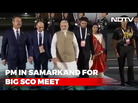 PM Modi Lands In Uzbekistan, To Meet Putin Tomorrow