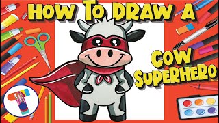 How to Draw a Cow Superhero