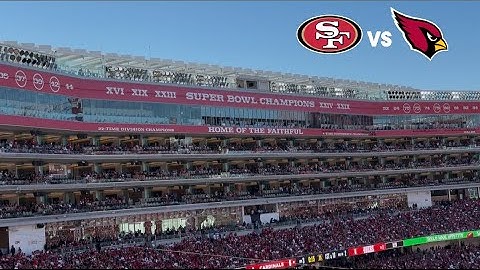 San Francisco 49ers Game Vlog vs Arizona Cardinals 2025 NFL Season
