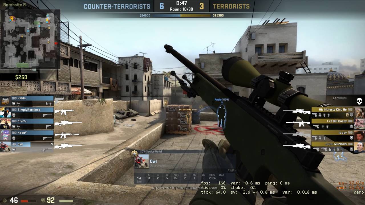 Warm up game highlights CSGO - YouTube