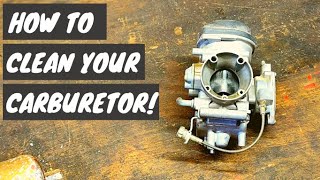 How To Clean a Yamaha raptor carburetor