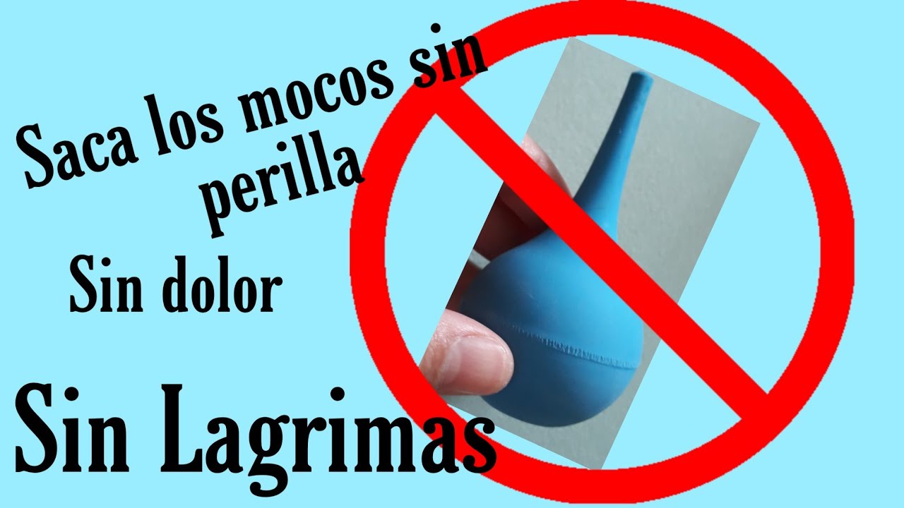 Cómo sacar moco a bebé de 2 meses. Sin agua salina, sin jeringa. Mami ...