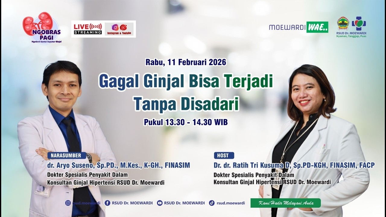 Gagal Ginjal Bisa Terjadi Tanpa Disadari | #023  #NGOBRAS