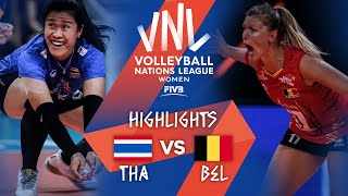 THA vs. BEL - Highlights Week 5 | Women's VNL 2021