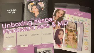 Unboxing] “MY SYNK. aespa” Photocard sets, fortune scratch & 2nd