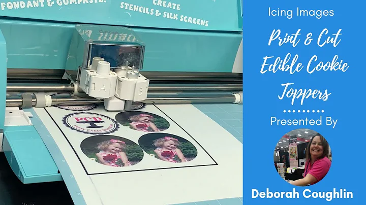 Diy Cupcake Cookie Toppers Tutorial with the Cricut | Edible Toppers