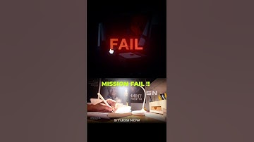 FAIL !! FIRST ATTEMPT IN LERNING ⚡ #motivation #study #decipline #shorts