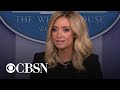 White House press secretary Kayleigh McEnany gives her first briefing