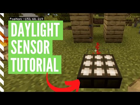 how to craft a daylight sensor