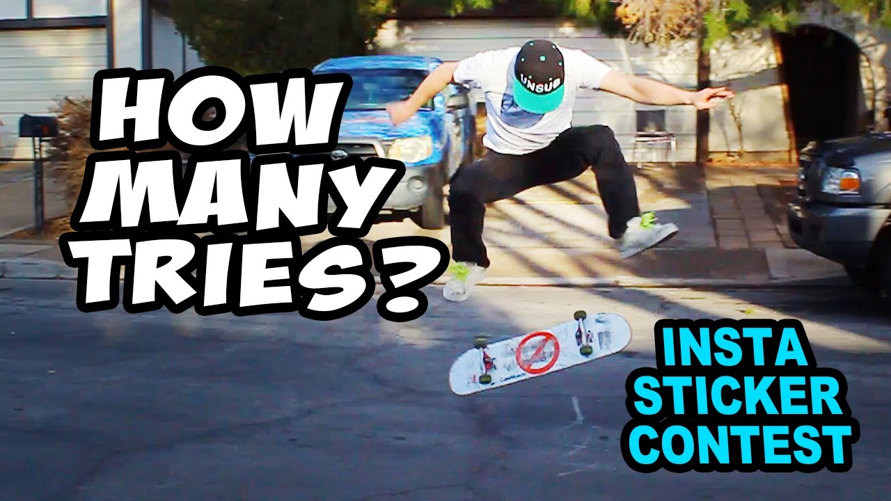 HOW MANY TRIES? Heelflip All Stances
