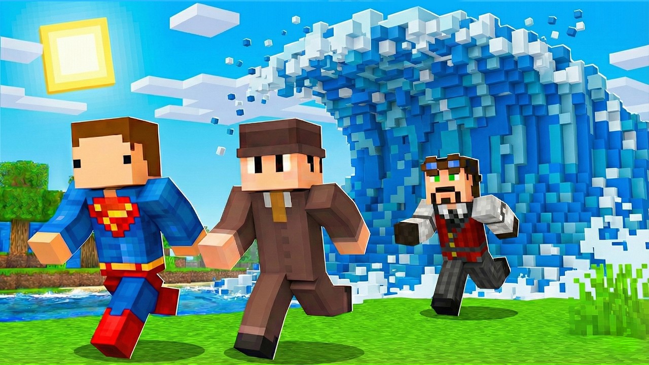 UCIEKAMY PRZED TSUNAMI w MINECRAFT