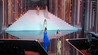 ขึ้นจริงลงจริงบันได15ขั้นรอบชุดราตรี 11 คนสุดท้าย miss universe thailand2022evening gown competition