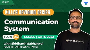 Communication Systems - 24 | Killer Revision Series | GATE 2022 | ECE | Siddharth Sabharwal
