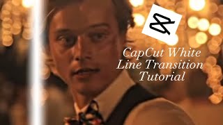 White Line transition CapCut tutorial!!