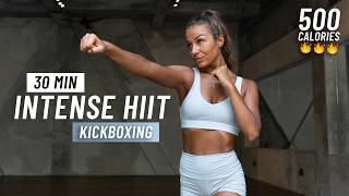 30 Min Standing Cardio Hiit Workout - Kickboxing Inspired (No Equipment, No Repeats)