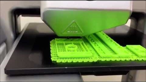 Cubify 3D printing test parts