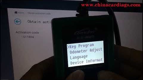 Lonsdor JLR Key Programmer for Jaguar Land rover Enter Activation Code Process Video