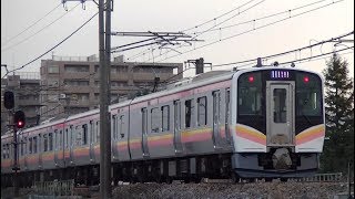 E129系B19編成　信越本線下り普通431M　長岡→新潟