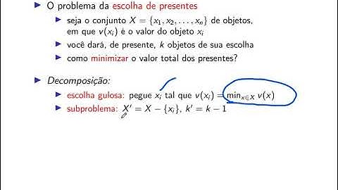 Propriedades dos Algoritmos Gulosos