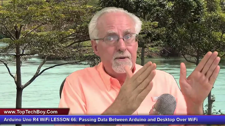 Arduino Uno R4 WiFi LESSON 66: Passing Data Between Arduino and Desktop Over WiFi