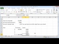 Excel 2010: lease versus purchase with residual value