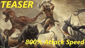 800% Attack Speed Beastmaster with Wolves TEASER 0.8.1G Updated Last Epoch