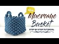 Macrame Basket | Step by Step Tutorial