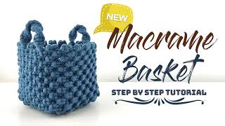 Macrame Basket | Step by Step Tutorial