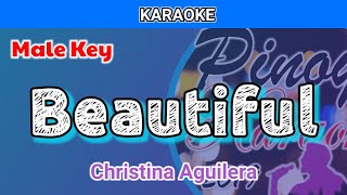 Beautiful By Christina Aguilera Karaoke Male Key