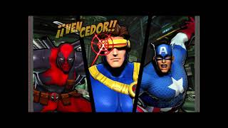 Marvel Vs Capcom 3 - Deadpool, Cyclops, Capitan America + Intro / IG: Siniestrogamer / @Matiazul_Mistico