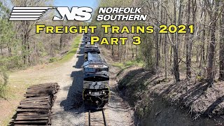 NS Freight Trains 2021 pt 3 4k