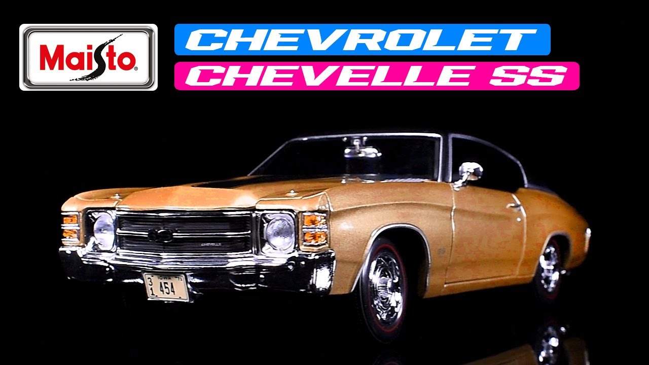 1971 Chevrolet Chevelle SS 454 Sport Gold Metallic with Black Top