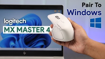 Logitech MX Master 4: How to Pair Bluetooth Mouse to Windows PC!