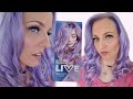 From Pastel Pink to Purple Hair Tutorial💜 with Schwarzkopf LIVE Lilac Crush Colour Dye