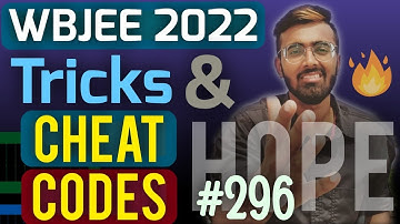 WBJEE 2022: Tukka Maarne Ke Sahi Techniques.🔥🔥🔥| Tricks & Cheat Codes #296 #wbjee2022 #wbjee
