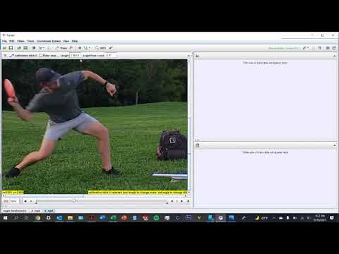 Disc Golf Video Form Analysis - Getting Started with Tracker