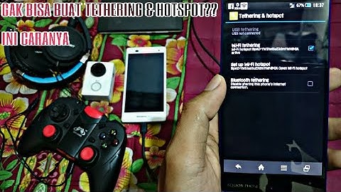 CARA TETHERING & HOTSPOT DI HP SHARP 302SH, 303SH, 304SH, DLL