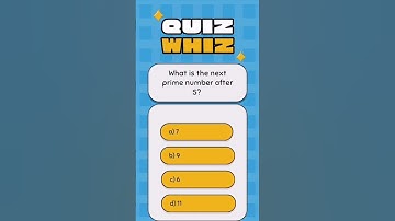 what is the next prime number after 5?? #brain #games #viral  #quiz #iqtest #viralvideo #math #brain