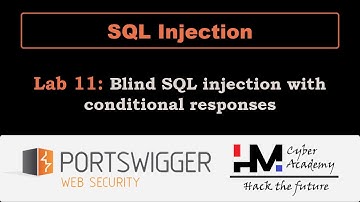 SQL Injection 11 | Blind SQL injection with conditional responses