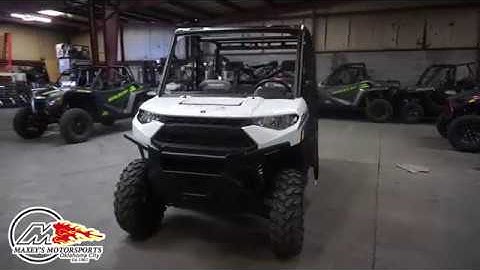 2019 Polaris Ranger Crew XP1000 Premium in White at Maxeys in Oklahoma City