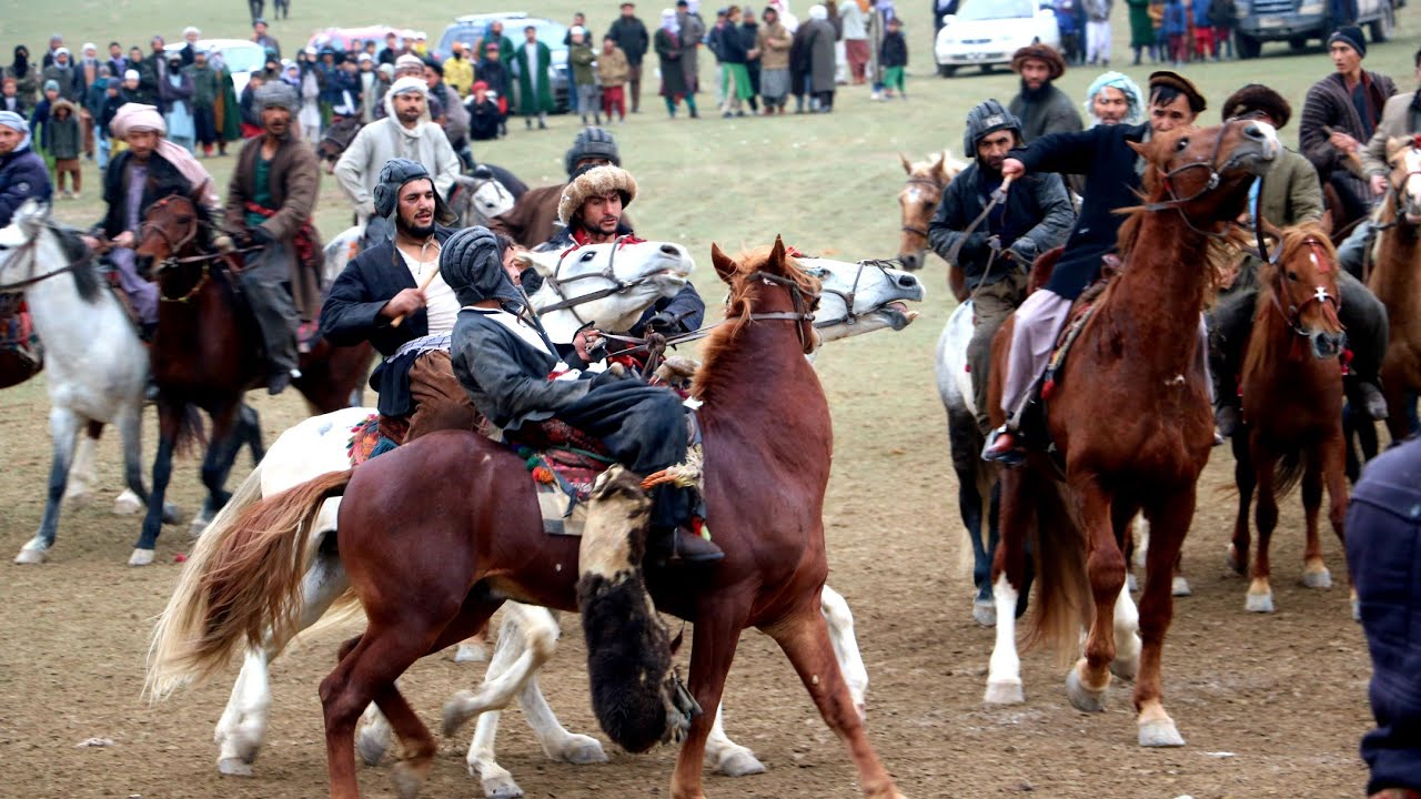 مستند مسابقه بزکشی ولایت قندوز Buzkashi Afghanistan kunduz